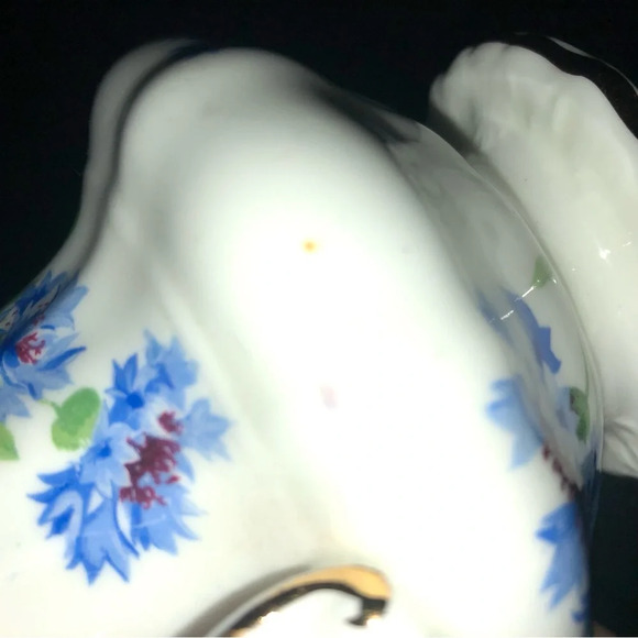 Hammersley Corn Flower Blue Creamer Mini Pitcher Bone China England Teatime - Picture 6 of 7